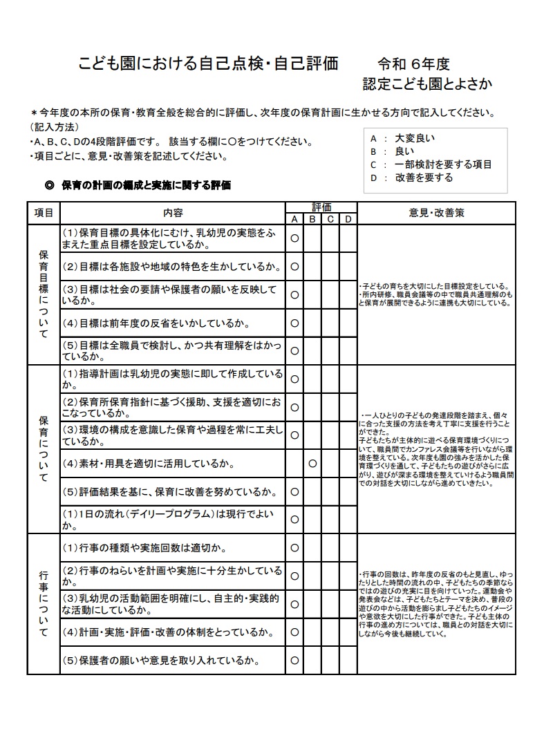 令和6年度自己点検自己評価1