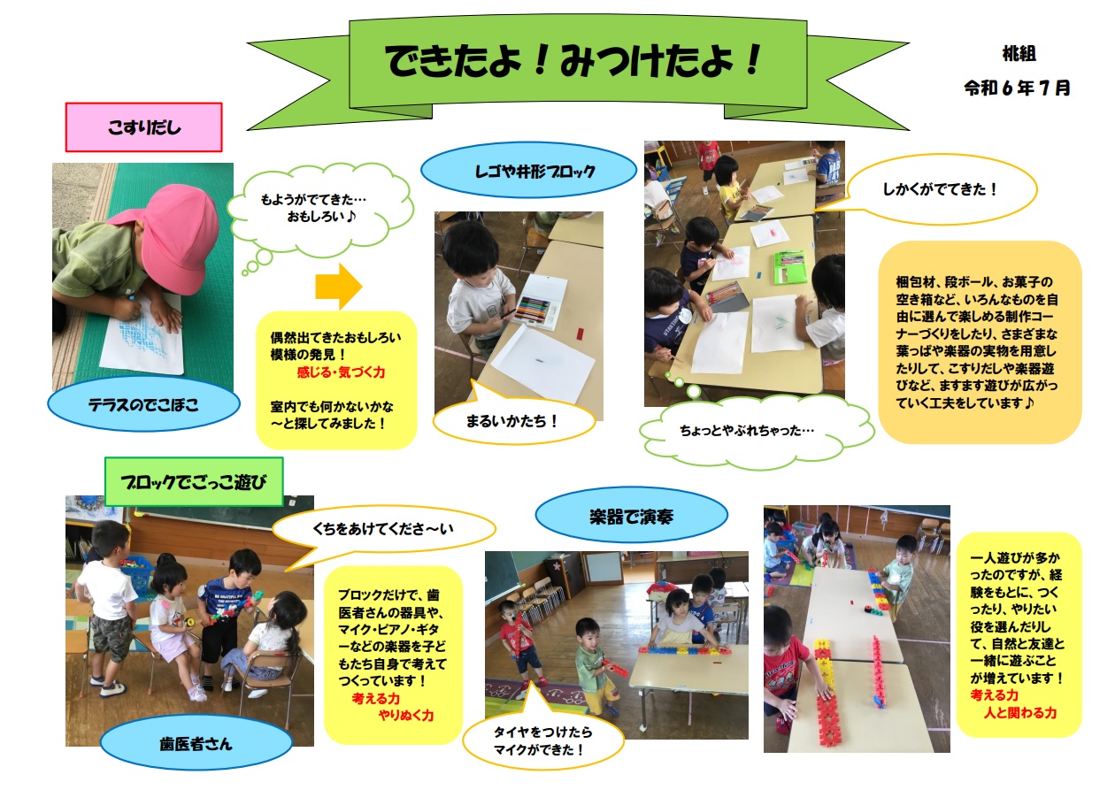桃組7月ドキュメンテーション