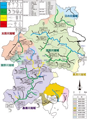 平成27年度主要水域（河川）における水生生物調査業務（その2）報告書H27水質汚濁地図H27底生生物による東広島市水質汚濁の地図