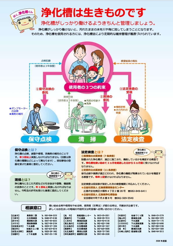 浄化槽は生きものです