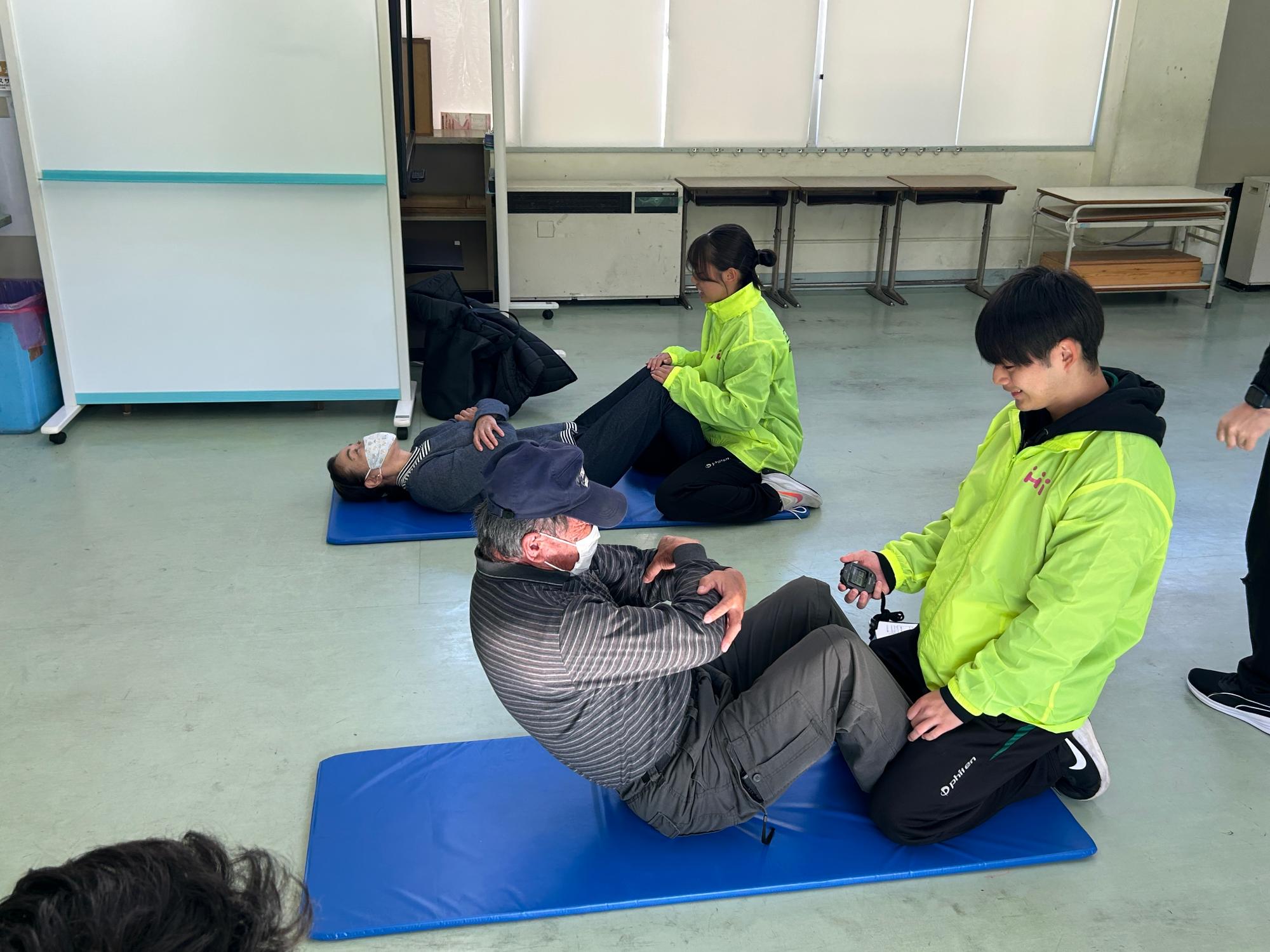 R7体力・健康測定会（上体起こし）