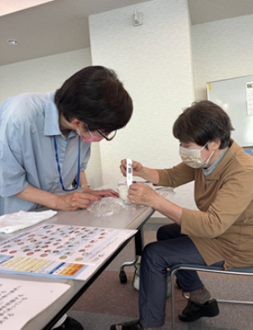 2025血管にやさしい教室塩分測定