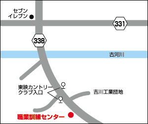 東広島地域職業訓練センター周辺地図