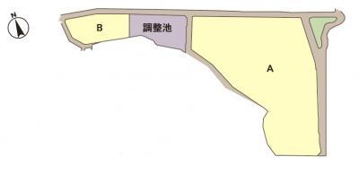 飯田研究団地の分譲図のイラスト