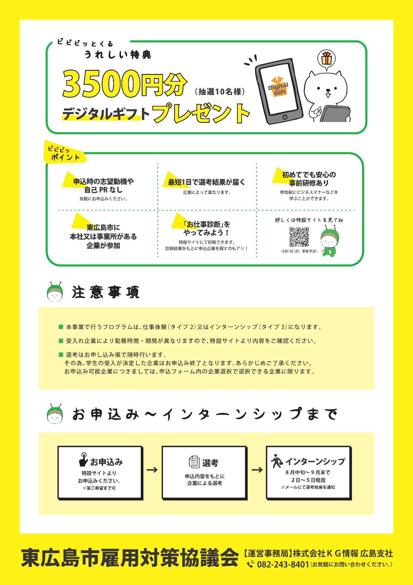 インターンシップちらし(裏)