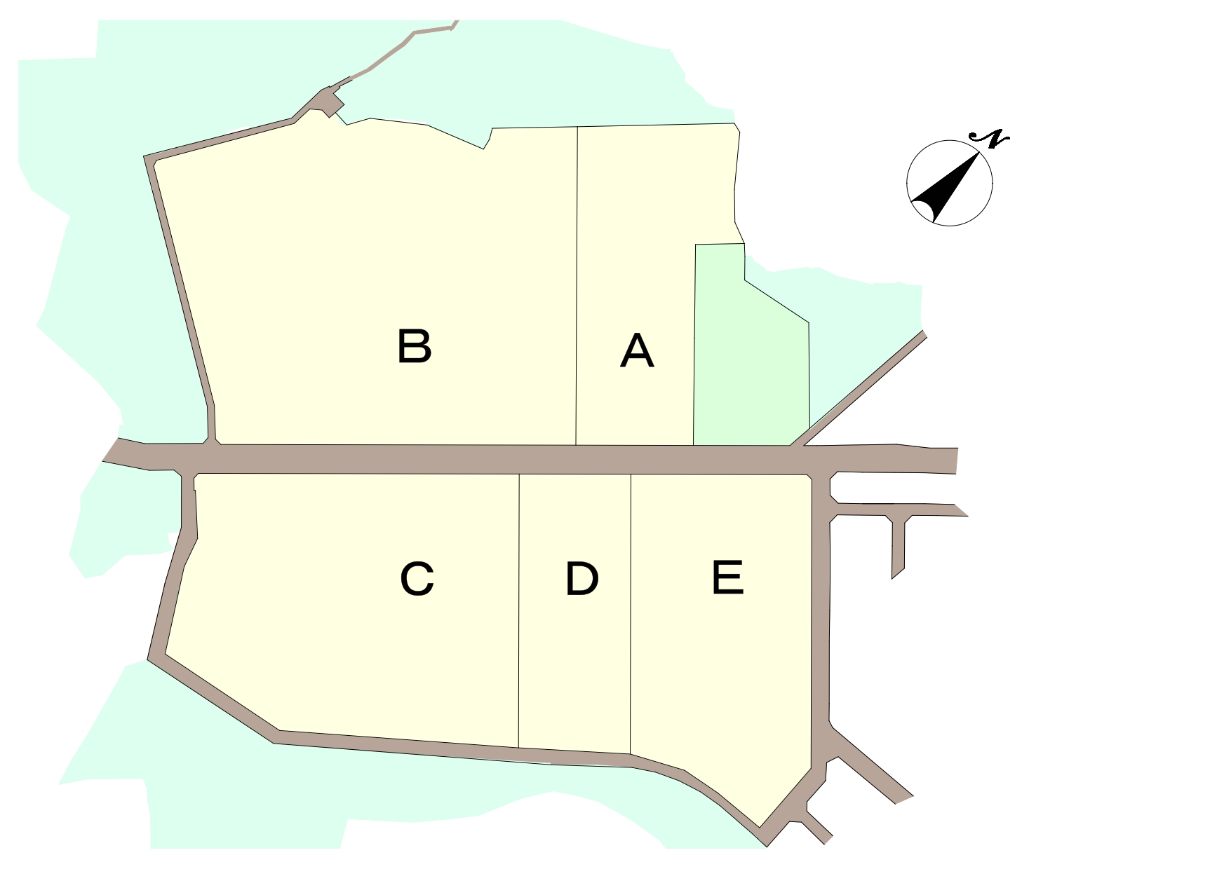 テクノタウン区画図