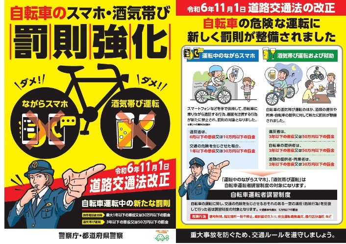 自転車罰則強化