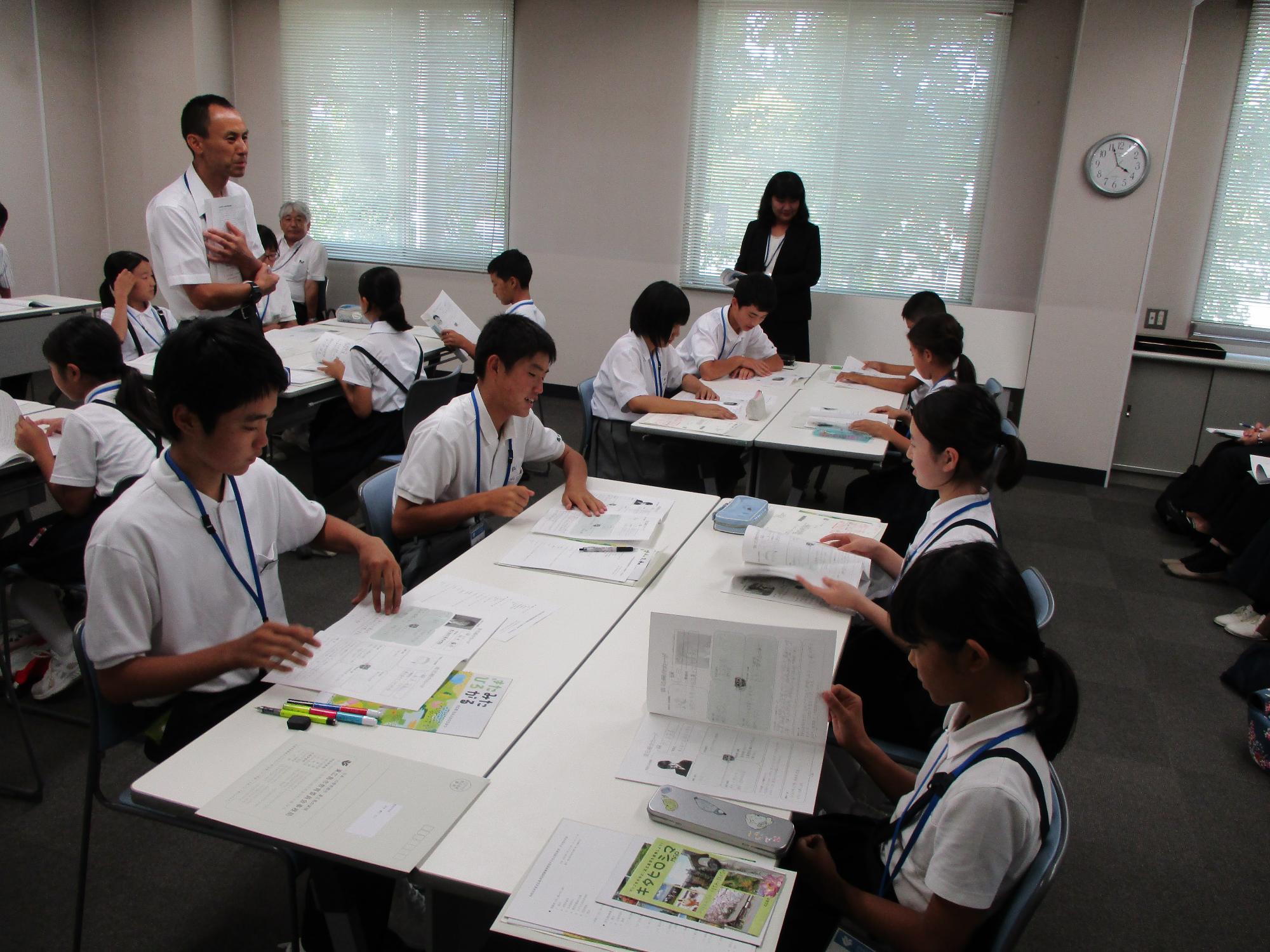 子ども大使事前打ち合わせ会