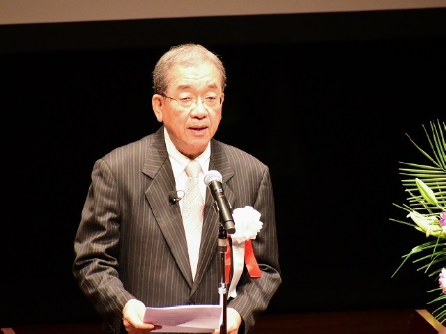 市長挨拶の様子