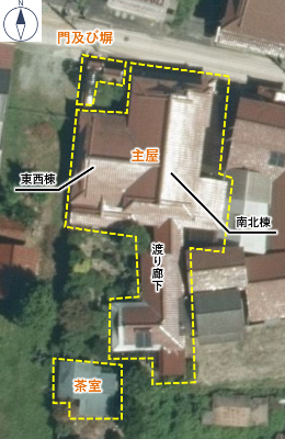 伊原正三家住宅配置図