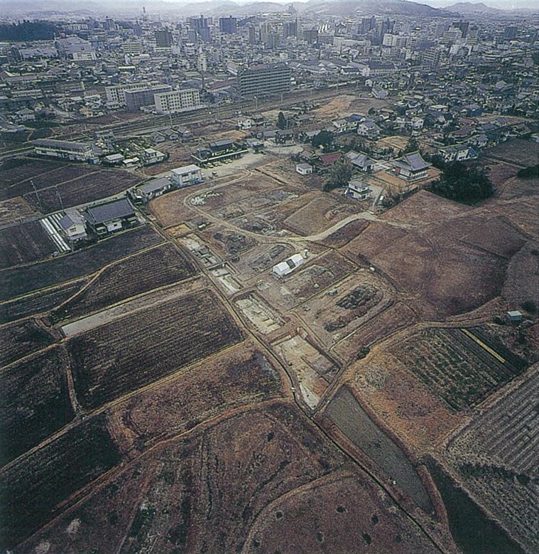 北東からの空中写真