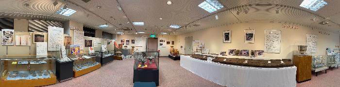 常設展の様子 パノラマ写真