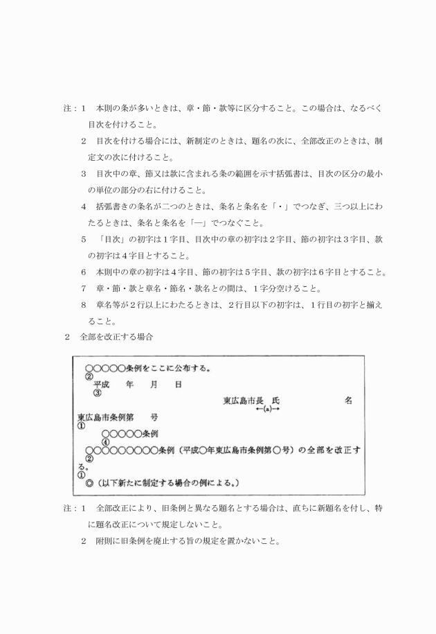 公用文に関する規程